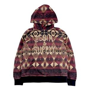 Denim & Supply by Ralph Lauren Men’s Aztec Southwest Hoodie Size XL